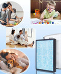 H13 True HEPA Replacement Filter Two Pack For AP1002 Air Purifier And Pure Morning APH230C With Pre Filter And Activated Carbon Three Stage Filtration Compare To AP1002 RF in home setting.