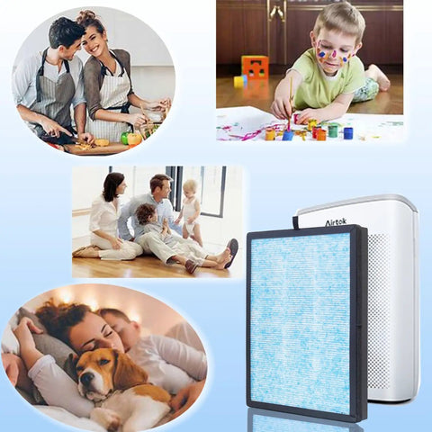H13 True HEPA Replacement Filter Two Pack For AP1002 Air Purifier And Pure Morning APH230C With Pre Filter And Activated Carbon Three Stage Filtration Compare To AP1002 RF in home setting.