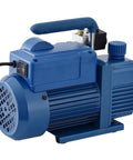 Side view of blue V120SV Vacuum Pump With R410 Filtration For 1 Liter Capacity And Variable Frequency Control