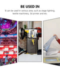 Image showing applications of Two Piece Four Wire Stepper Motor Kit For Cnc Milling And Engraving Machines in diverse settings like stage lighting.