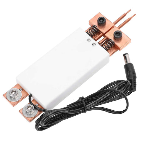 Handheld Spot Welding Pen With Retractable Handle And Japanese Ball Head Pins For DIY Battery Pack Assembly No Power Supply Needed heavy copper tips and connection cable.