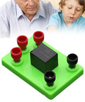 3V Electromagnetic Relay Experiment Kit For STEM Learning Hands On Science Projects with green base and connectors.