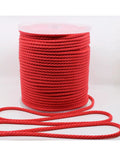 Three Eighths Inch By 500 Feet Solid Braid Propylene Derby Rope Multifilament Red Workhorse Floating Utility Line on spool.
