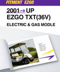 Tie Rod End Replacement Kit For EZGO TXT Golf Cart 2001 Up Electric And Gas, 2-Piece Ball Joint Set For Driver And Passenger Sides, Heavy Duty Aluminum And Steel Construction, OEM 70902-G01 70902-G02 for 2001+ EZGO TXT electric and gas