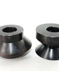 90 Degree Hem Roll Die Set for Bead Rollers, 12.7mm One Half Inch Step One, pro-grade black oxide coated, suitable for 22mm shafts