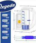 Adult Lung Exerciser And Breath Training Device With Precise Airflow Control To Boost Oxygen Intake And Deep Steady Inhalations