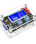 Buck Boost Voltage Regulator Module With USB Port And LCD Display Converts 6 To 30V DC In To 0.5 To 30V DC Out Adjustable 5V 12V 24V 4A Max 60W Power Supply DIY Friendly Step Up Down Board For Projects