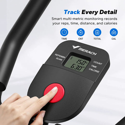 Heavy Duty Adjustable Ab Machine And Upgraded Split Track Core Trainer For Savage Home Workouts Sculpt Your Midsection Build Legit Six Pack Gains Without Breaking A Sweat digital display showing workout metrics and controls