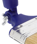 Close-up of Three Inch Adjustable Flat Tip Paint Brush With 270 Degree Rotatable Head For Edge To Edge Coverage On Walls Decks And Trim