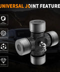 Beefy U Joint Kit For Eurocardan Series 4 Driveline 27 By 75 Mm Compatible With Comer 180.014.130 close-up with features