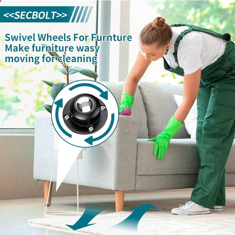Person using sofa equipped with Self Adhesive Caster Wheels 1 Inch For Furniture And Kitchen Appliances Stainless Steel Swivel Anti Rust Universal Wheel For Bucket Storage Bins 28 Lbs Load Capacity Per Roller 4 Pack.