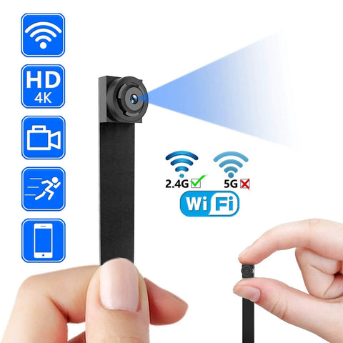 Mini Camera 1080P HD Portable With 7 Hours Battery Life, DIY Setup And Easy Use, Motion Detection Alerts, No Audio