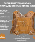 Run Ready Hydration Vest Four Point Zero Lightweight Pack For Running Cycling And Triathlon Carries One Liter Thirty Five Oz