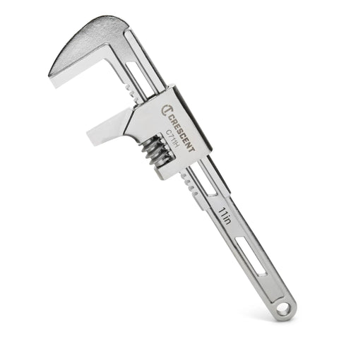 11 Inch Automotive Wrench With Big Jaw Capacity And Slim Head For Tight Spots Smooth Jaws Will Not Mar Chrome Or Brass Fittings