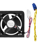 Upgraded Refrigerator Evaporator Fan Motor DA81-06013A Replacement For Samsung Fridge No Noise With Temperature Sensor RF263BEAESR