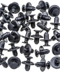 30 Piece Fender Liner Push Type Retainer Clips Set MU488006 For Mitsubishi Eclipse and Outlander visible from top view