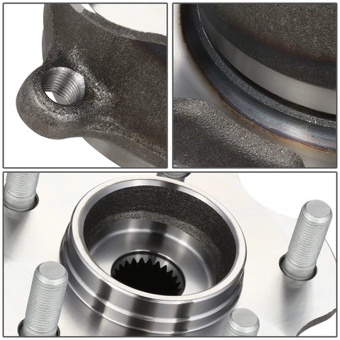 Rear Wheel Bearing Hub Assembly For 2014-2017 Nissan Juke And 2014-2019 Rogue AWD OEM Replacement With Steel Construction
