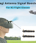 2 Pack Yagi Antenna Signal Booster For FPV Goggles And Drones Amp Up Your Range And Signal Reception On N3 FPV Goggles A1 And NEO2