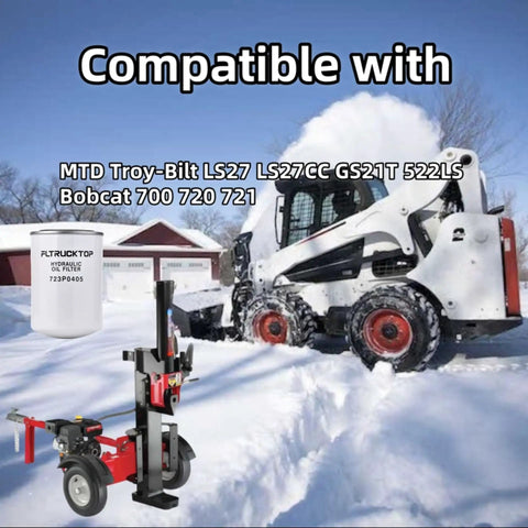 Heavy Duty Hydraulic Oil Filter Replacement For MTD Troy-Bilt Bobcat And More Compatible With 723-0405 120-818 snow scene