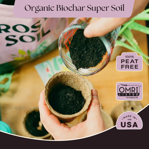 Peat Free Seed Starter Soil Mix For Seeds, Cuttings, And Microgreens With Worm Castings And Root Boosting Biochar, Improves Drainage And Air, Less Gnats, Perfect For Germination And Propagation, 4 Qt