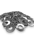 100 Pack United States Standard Flat Washers 1/4 Inch Zinc Plated For Corrosion Resistance BCP With 5/16 Inch Inner Diameter