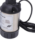 Badass Cordless Submersible Sump Pump With Brushless Motor And Rechargeable Battery Setup for draining water efficiently.