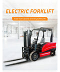 Electric Warehouse Forklift For Heavy Duty Cargo Handling And Pallet Transport Workhorse Industrial Lift Truck For Logistics And Storage Facilities Material Moving Equipment For Efficient Warehouse Operations, red electric forklift in warehouse