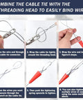 Instructional steps for using a Heavy Duty Automatic Cable Puller And Wire Stringing Machine With No Sweat Operation.