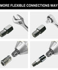 Various uses of the Beast-Ready Heavy Duty 26 Piece CR-MO Screw Extractor Set With Hex Head And Multi-Spline Easy-Out For 3/8 Inch Drive