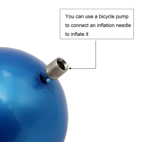 Watch Case Opener Ball Tool For Back Removal And Reassembly Soft Rubber Ball with bicycle pump connector for inflation