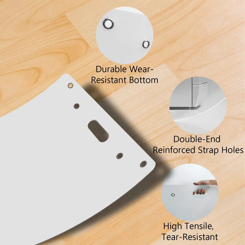 Close-up of Large Appliance Slider With Pull Straps For Easy Moves Heavy Duty Furniture Sliders For Tile Carpet And Hardwood Floors