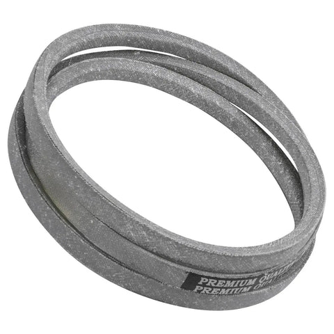 Premium American Style Transmission Drive Belt For John Deere ZTrak Z235 Z315E Z335M Z355R Zero Turn Mower Replacement 62 Inch Fits Z375R, gray polyester belt.