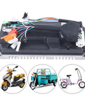 Premium 3000W Sine Wave Controller For Electric Bikes 60V To 72V Brushless Motor Upgrade with multi-color wiring harness.