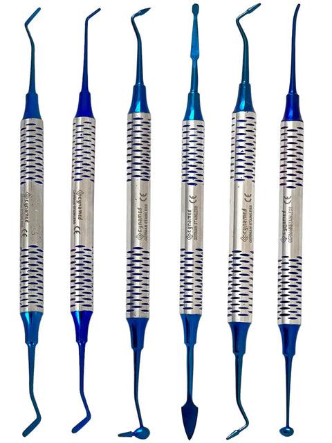 Pro Grade German Stainless Steel Dental Composite Filling Instruments Kit Titanium Coated Nonstick Double Ended Scaler And Spatula For Hassle Free Clinic Work Ultra Slick Surface Handles Modern Fillings Like A Dream Top Shelf Pro Gear