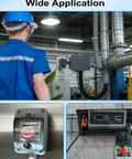Emergency Stop Button With Weatherproof Box 660V 10A IP67 Red Mushroom Head E Stop Switch For Quick Rugged Power Shutdown Built For Tough Jobs In Harsh Industrial Environments