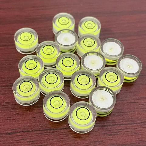 10 Pack Mini Circular Bubble Spirit Levels Dead On Bullseye Gauge For Layout And Measuring Compact Acrylic Tool With Fluorescent Dial Rock Solid Build For Contractors And Diy Crews Always On Target Every Single Shift