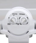 Close-up of motion sensor controls on Hyper Bright LED Motion Activated Security Flood Light In Bronze