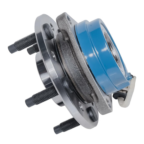 Side view of Pair Front Wheel Bearing And Hub Assembly Fits 1997 2005 Chevy Malibu Classic 1999 2005 Pontiac Grand Am And 1997 2004 Oldsmobile Alero With ABS Five Lug Easy Bolt On Replacement Kit