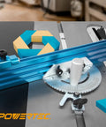 Table Saw Miter Gauge System With 27 Angle Stops 3/4 By 3/8 T-Slotted Miter Bar And 24 By 3 Inch Pro Grade Multi T-Track Fence