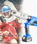 120 To 160 To 250 kN Cordless Hydraulic Cable Cutters with LED Display shown in a workshop setting
