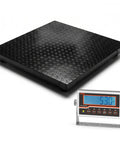 Tough As Nails Industrial Floor Scale For Warehouses Featuring 48 By 48 Inch Platform And 5000 Pound Capacity with display.