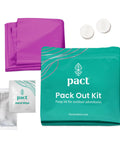 All In One Camping Poop Kit 6 Pack With Odor Control Poop Powder Smell Proof Disposal Bags Wet Wipes Hand Wipes And Easy Pack Out System