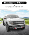 Ford F-150 with Pink Front Bumper Tow Hook Covers For F-150 2009 To 2025 Exterior Accessories Set Of 2 on road