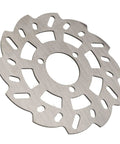 Heavy Duty 140mm Disc Brake Rotor With Innovative Cutout Cooling Tech For Rapid Heat Dissipation Plug And Play Installation For Dead Nuts Stopping Power On Road And Mountain Bikes, showing steel design.