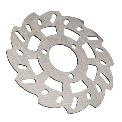 Heavy Duty 140mm Disc Brake Rotor With Innovative Cutout Cooling Tech For Rapid Heat Dissipation Plug And Play Installation For Dead Nuts Stopping Power On Road And Mountain Bikes, showing steel design.