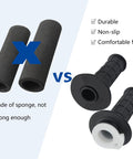 Comparison of sponge grips and Throttle Cable Kit For Seven Eighths Inch 22mm Bike Throttle Assembly With Beefed Up Twist Grip