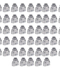 Heavy Duty 50 Pack 3 8 Inch Duplex Wire Connector 90 Degree Sweep Elbow Compatible With Ac Mc Nm Electrical Cables arranged in rows
