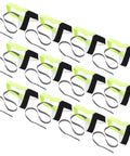 12 Pack ESD Anti Static Foot Heel Straps and Wrist Strap Kit for Grounding Electronics Adjustable Comfort Quick Static Discharge Pro Grade for Your Workshop and Lab, showing multiple straps and cords.
