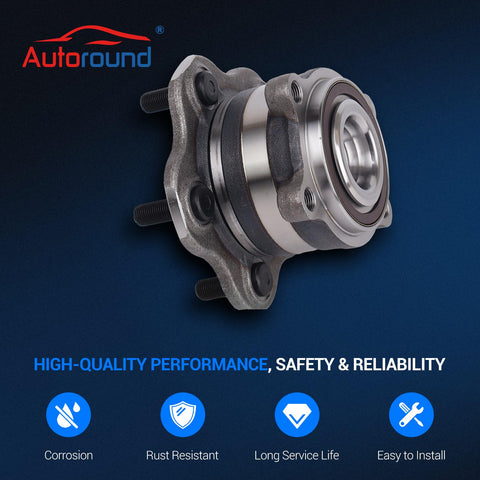 Rear Wheel Bearing And Hub Assembly With ABS For Nissan Altima Maxima Murano Pathfinder Infiniti QX60 JX35 Mitsubishi RVR 5 Lug