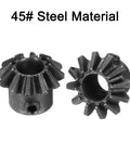 4 Pieces Bevel Gear Set 1.5 Module 1 To 1 Gear Reduction 12 Teeth Bevel Pinion With 8mm Shaft Hole 90 Degree Steering Gear